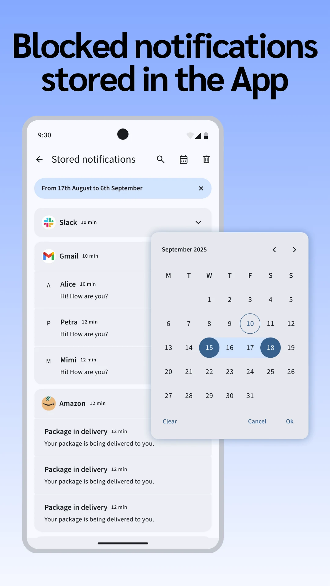 Notification Blocker & History screenshot